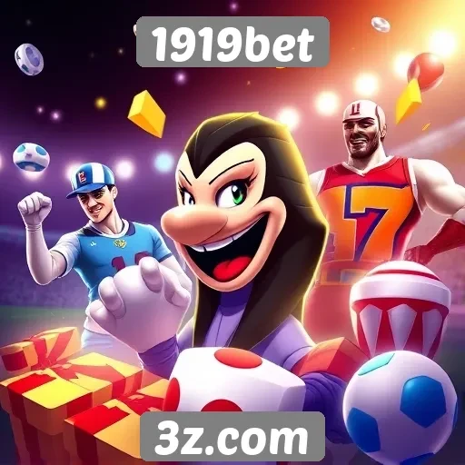 Variedade de jogos disponíveis em 1919bet